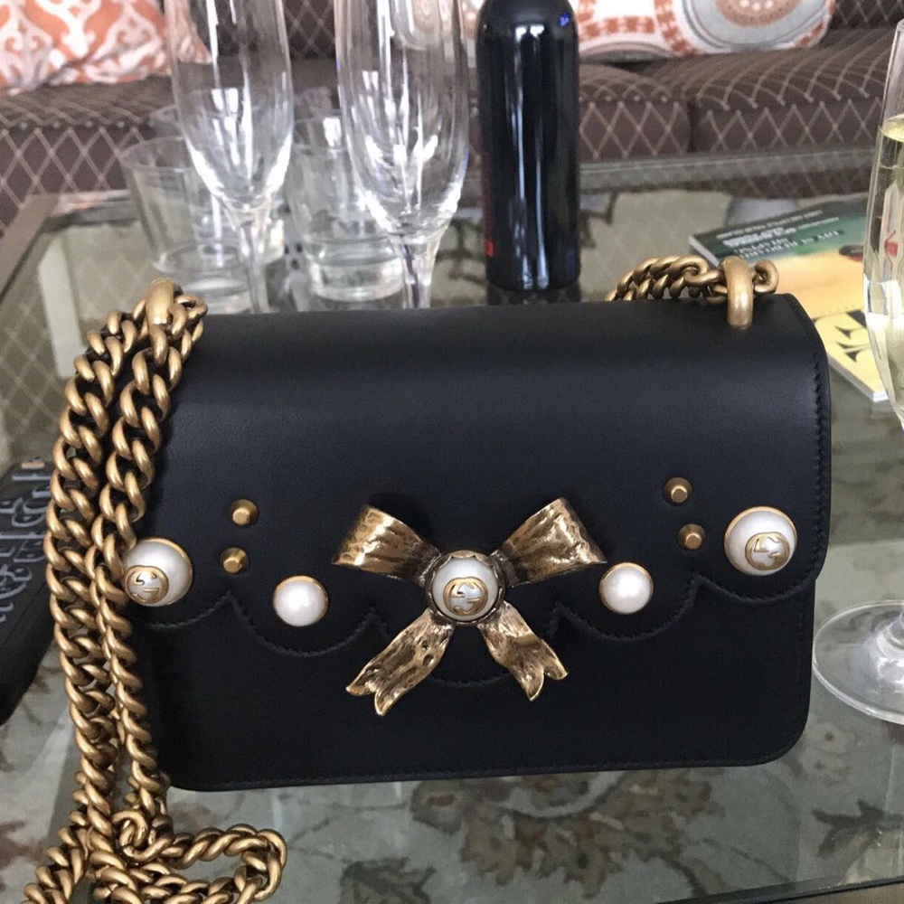 Unique Gucci Small Peony Shoulder bag