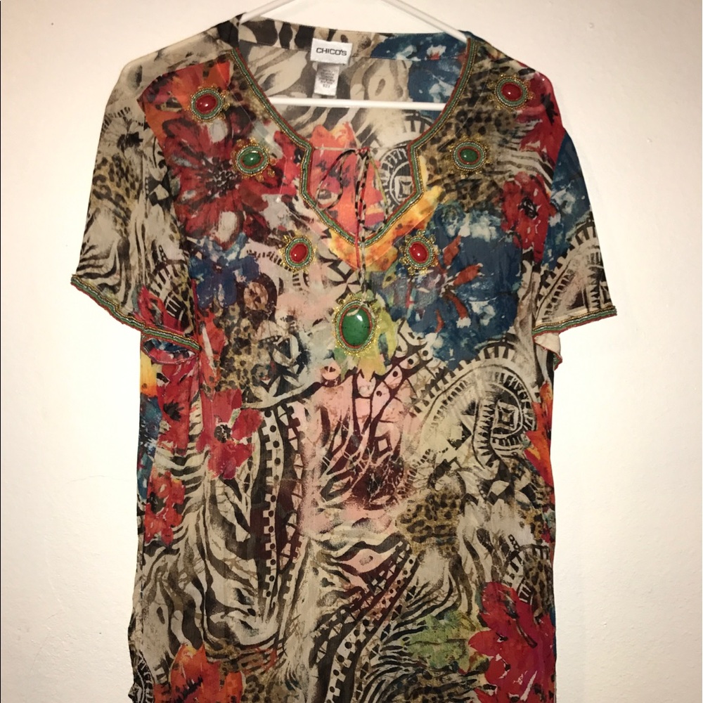 GORGEOUS CHICOS DRESSY TOP