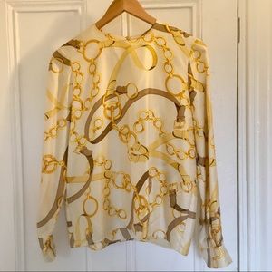 CELINE 100% Silk Blouse Pristine EUR 38 M