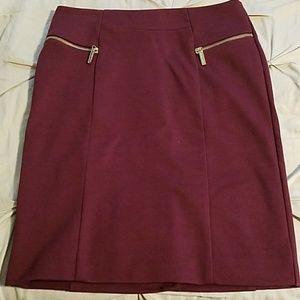 Michael Kors Burgundy Skirt NWOT