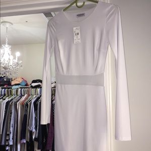 White long sleeve dress