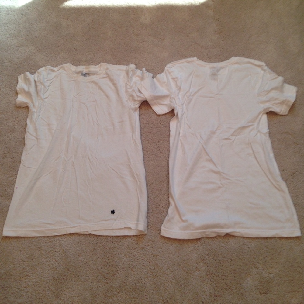 Lucky Brand Plain White Tees
