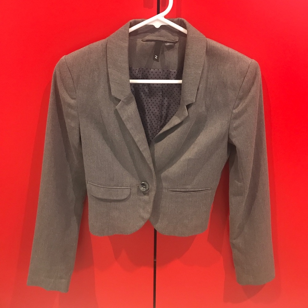H&M Gray women’s blazer - like new!