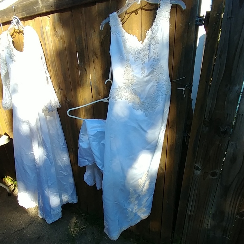 White wedding dress