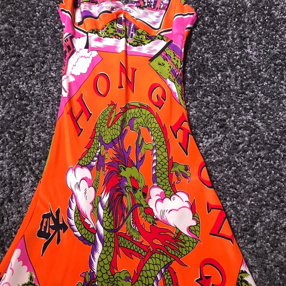 Tibi Green Label Hong Kong Print 100% Silk - Picture 3 of 8