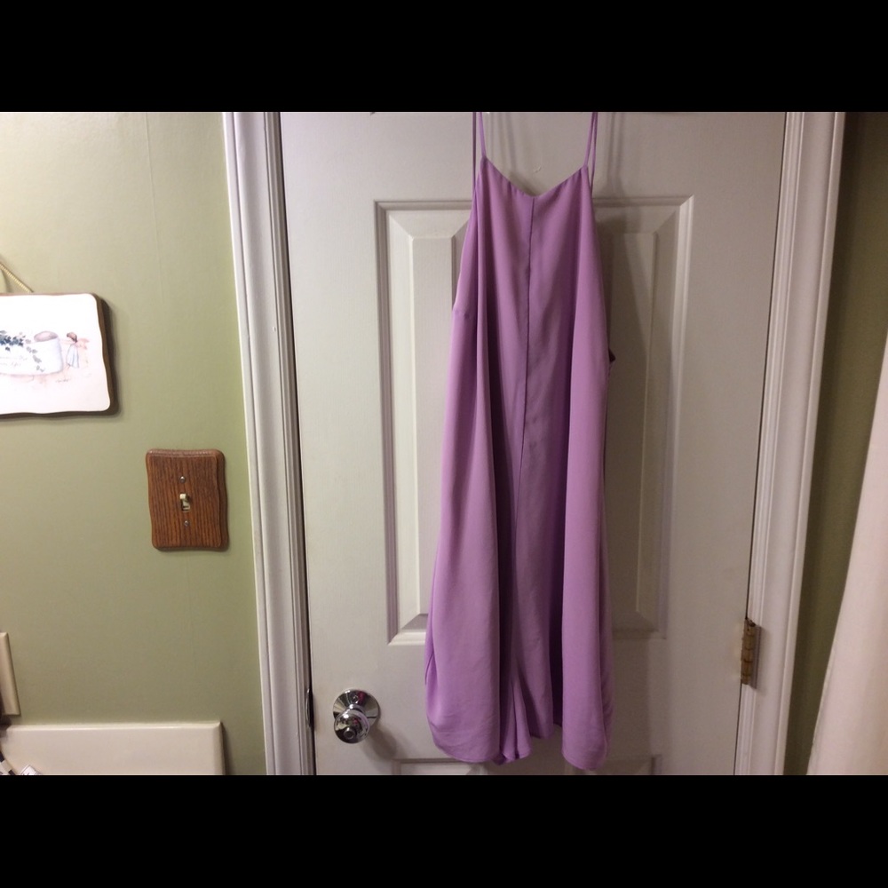 Lavender Brown Romper