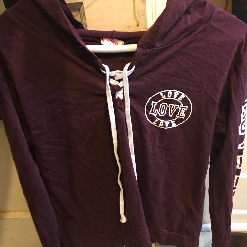 Pink hoodie