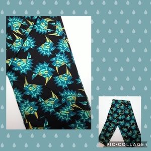 New LuLaRoe OS leggings fish print