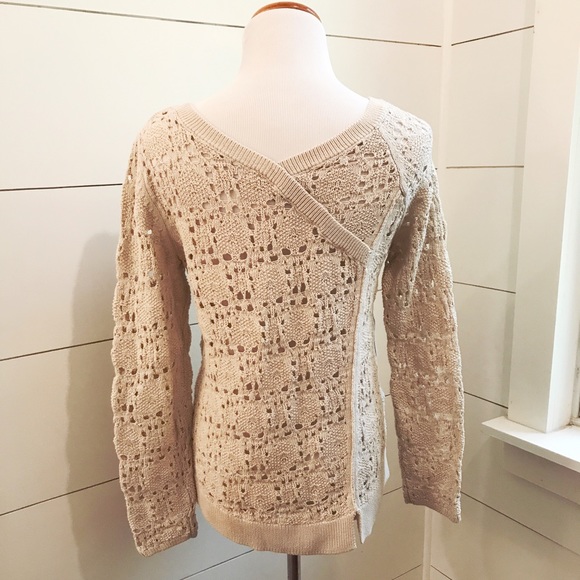 (A) Anthropologie Knitted and Knotted sweater - Picture 2 of 5