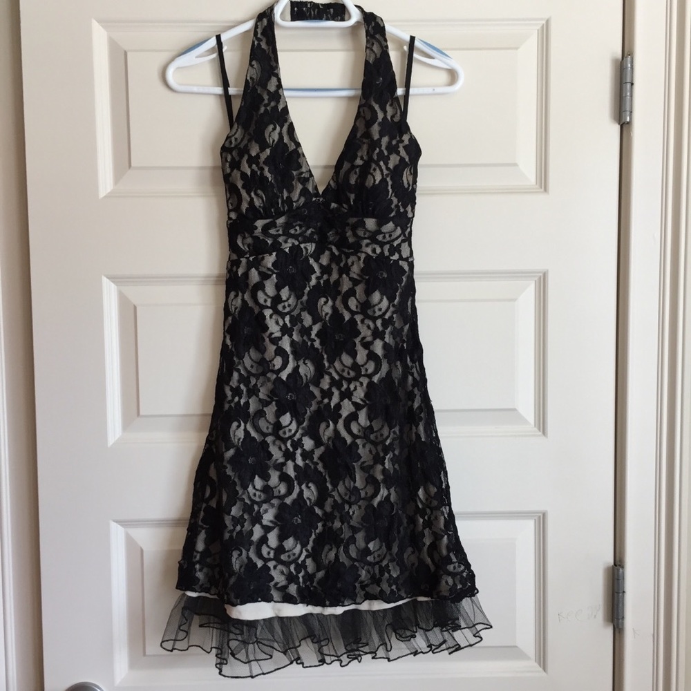 Lace Halter Dress
