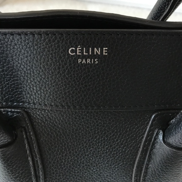 New Celine Medium Luggage Tote Black - Picture 2 of 7