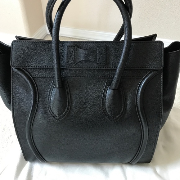 New Celine Medium Luggage Tote Black - Picture 3 of 7