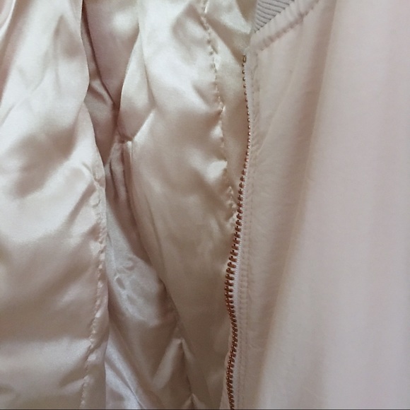 Light Before Dark blush pink w/ rose gold bomber - Picture 5 of 5