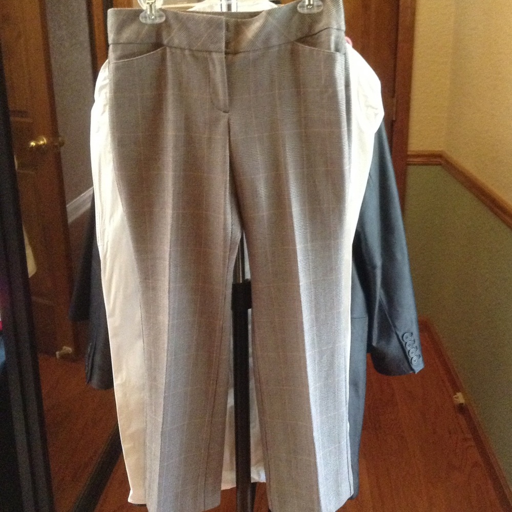 Loft plaid trouser 8p