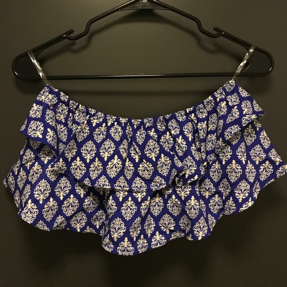 Medallion Print Tube Top - Picture 2 of 5