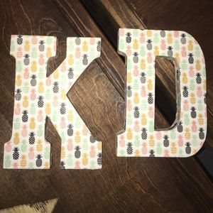 Kappa Delta mountable wooden letters