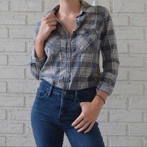 Gray Billabong Flannel