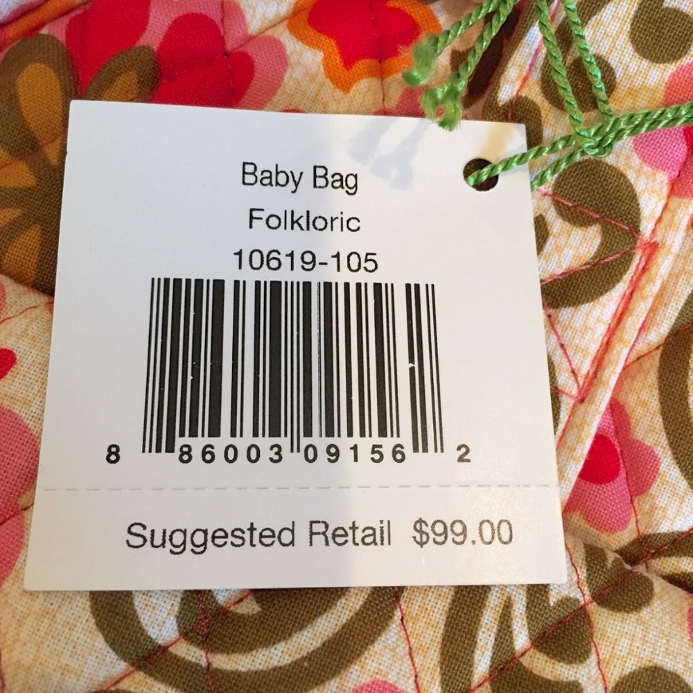 NWT Vera Bradley Baby Bag in Gorgeous Folkloric - Picture 3 of 8