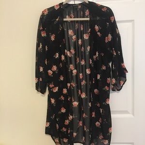 Express floral kimono