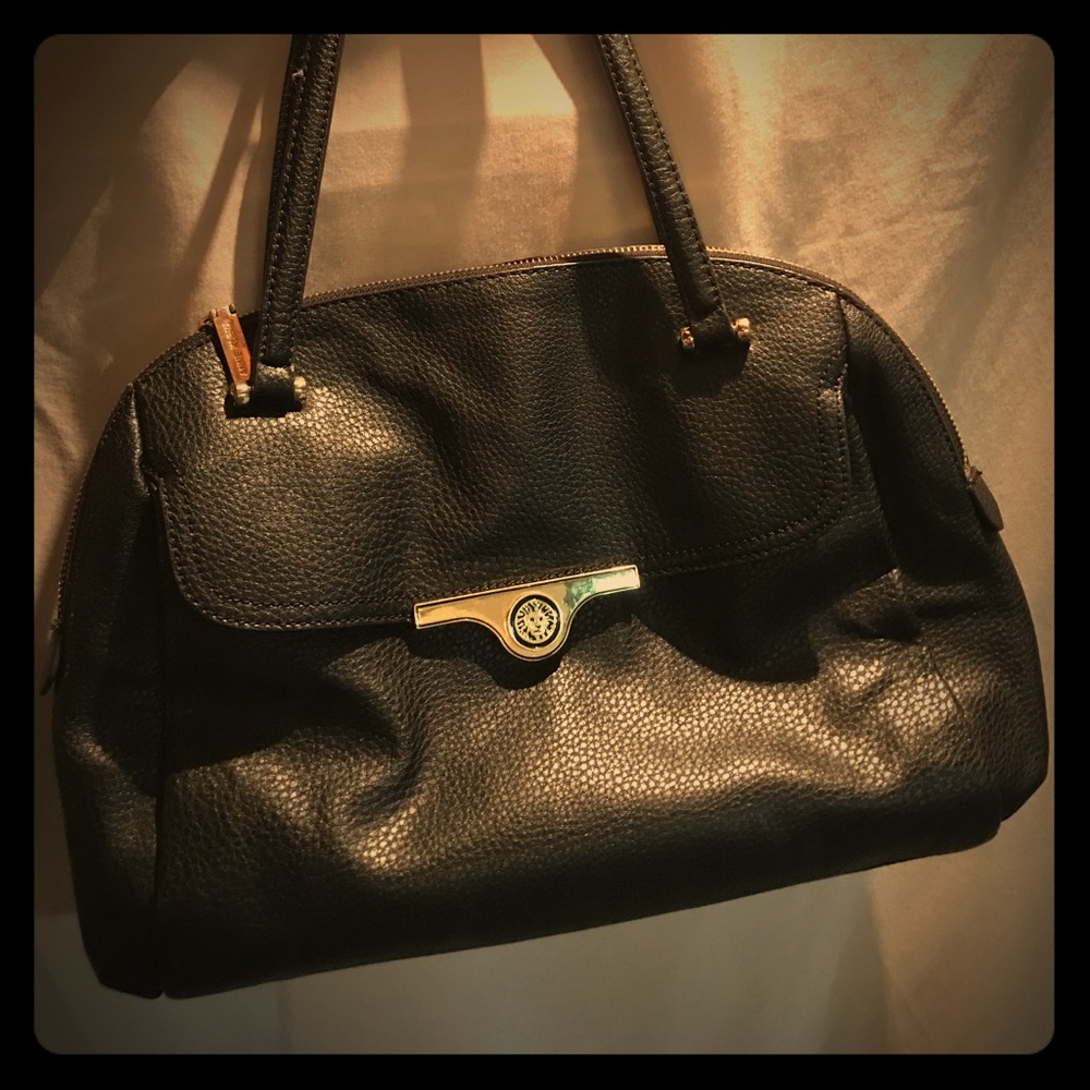 Black Leather Purse