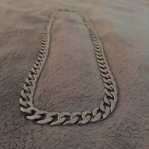 30in stainless steel Cuban link chain