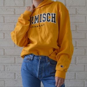 //SOLD// Yellow Champion Sweatshirt