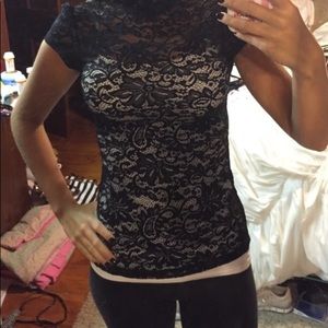 Express lace top
