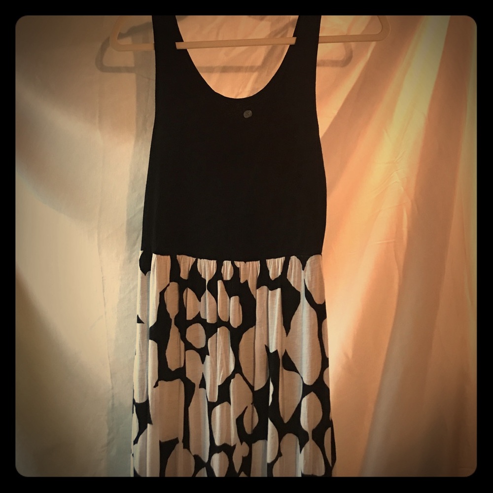 Black & White Maxi Dress