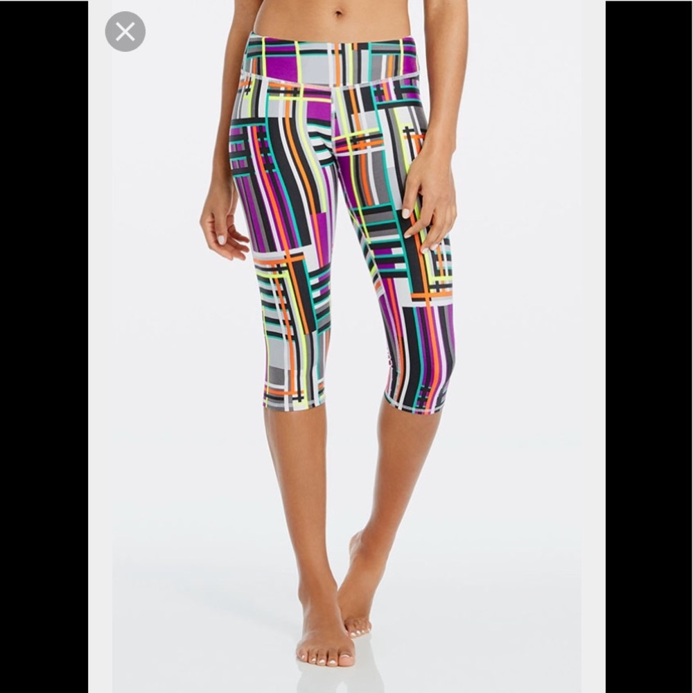 Fabletics Salar Crop Pants in Pissarro Print