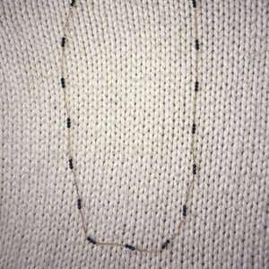 GOLD/BLACK trendy necklace