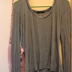 long sleeved brandy tee