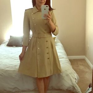 Calvin Klein Knee Length Light Military Coat