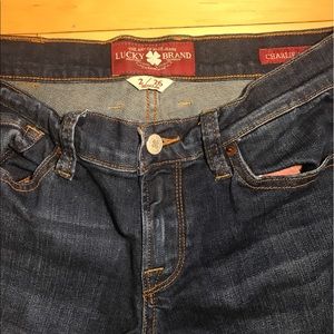 Dark wash lucky jeans