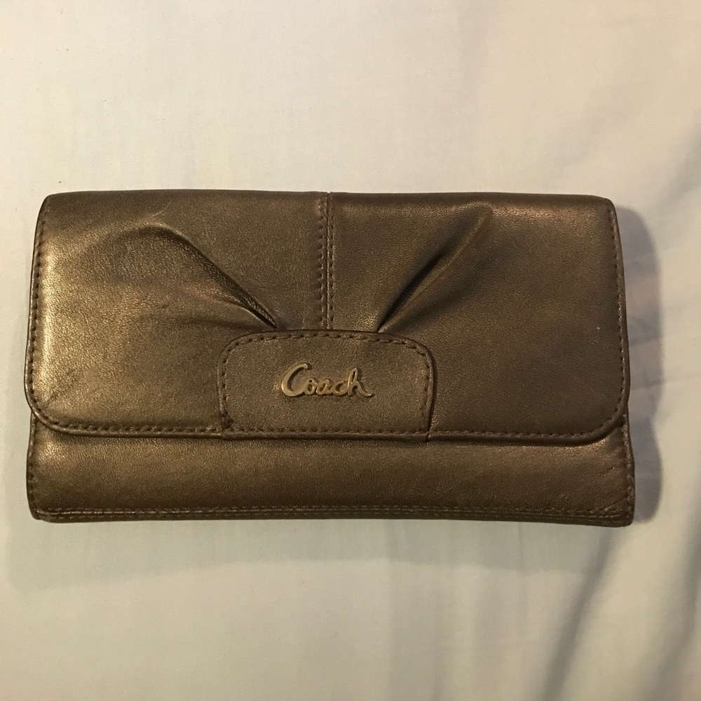 Pewter Coach wallet