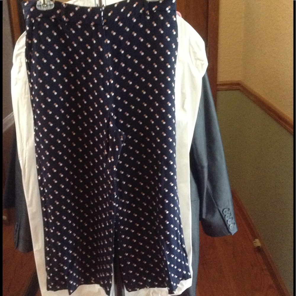 Ann Taylor Gaucho pants 8p Dark Blue