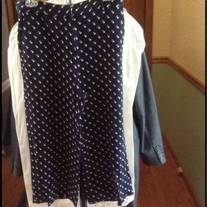 Ann Taylor Gaucho pants 8p Dark Blue