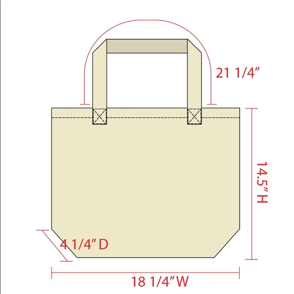 All is Merry and Bright Christmas Black Tote - Picture 4 of 4