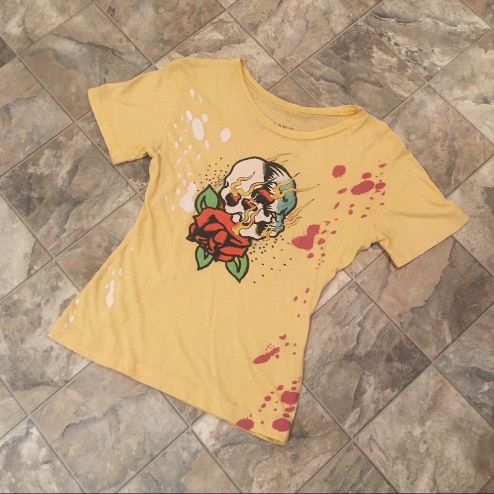 SUGAR & ROX vintage style tee