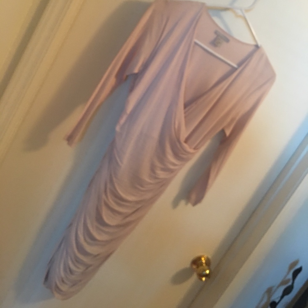 H&M ❤️❤️Baby pink fitted flattering dress