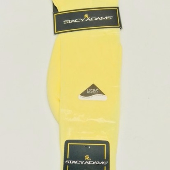 Stacy Adams Yellow Dress Socks for Men Size 10-13 - Picture 1 of 1