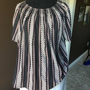 Loft on/off shoulder top