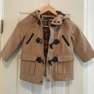 Cutest Toddler Peacoat w/ Hood