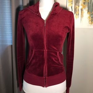 Juicy Couture maroon jacket