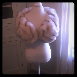 Fabulous faux fur shrug