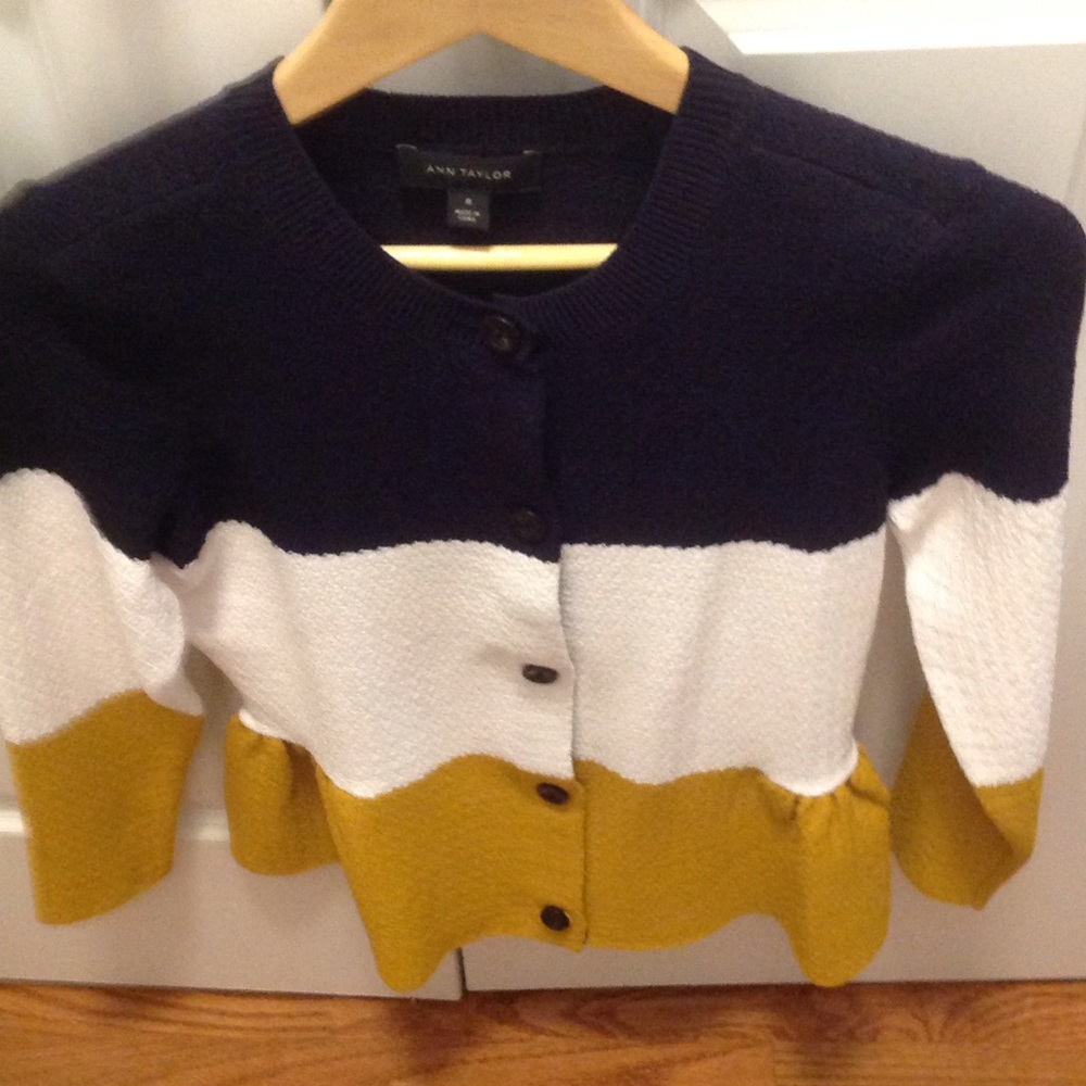 Ann Taylor peplum sweater