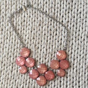 NY&C Pearly Pink Statement Necklace