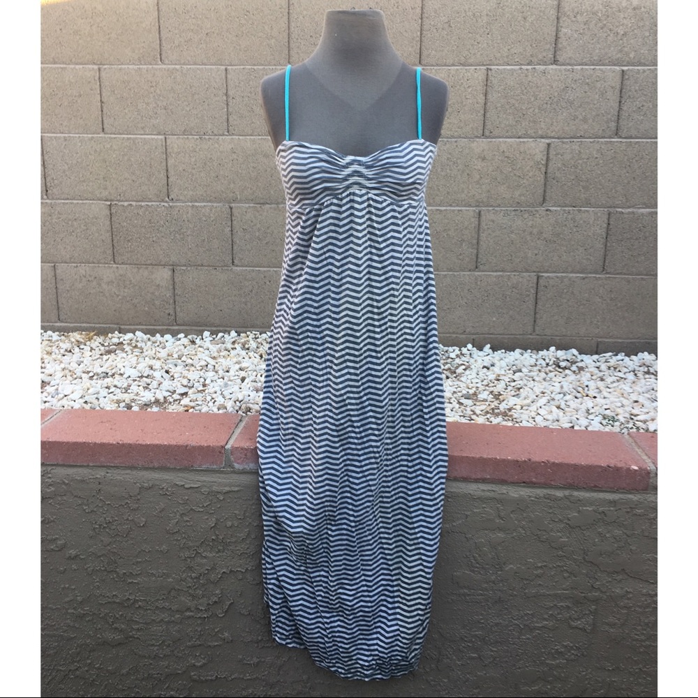 CHEVRON STRIPED Summer Maxi, Adjustable Straps