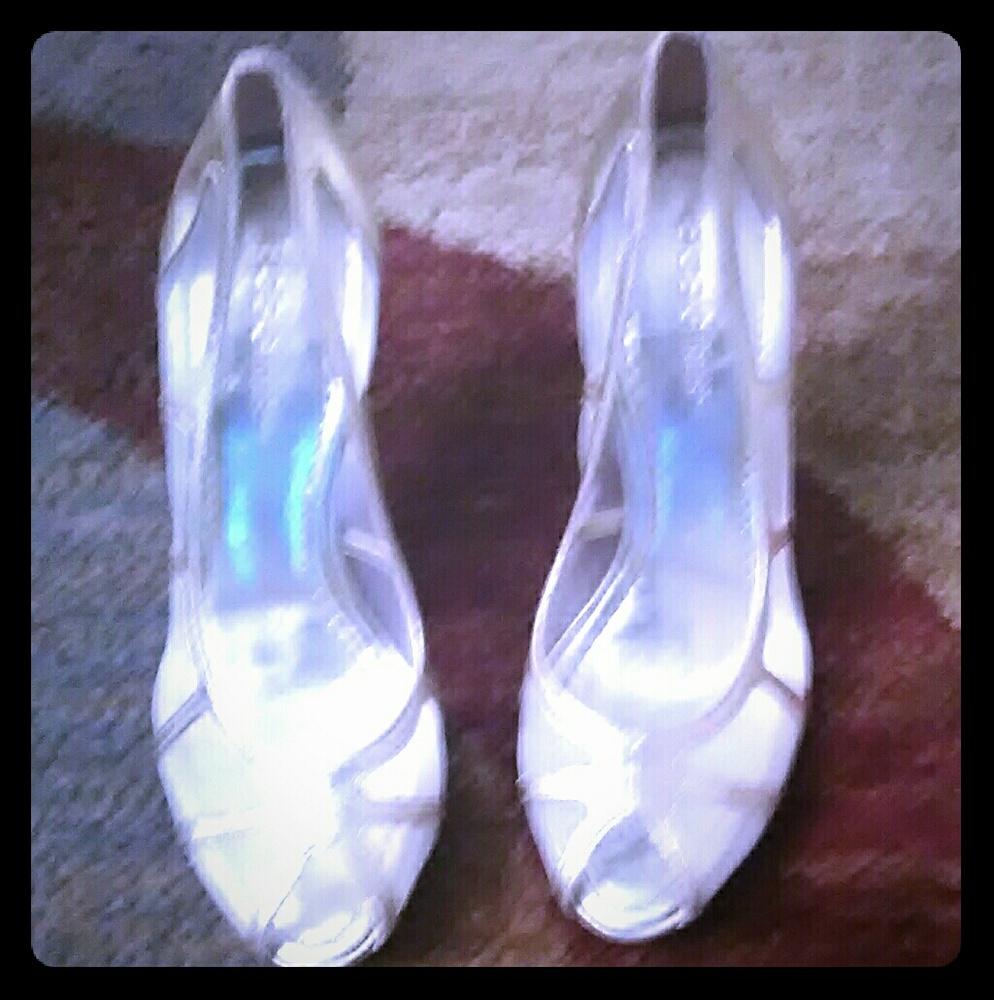 BCBGirls Sharp Gold Pumps