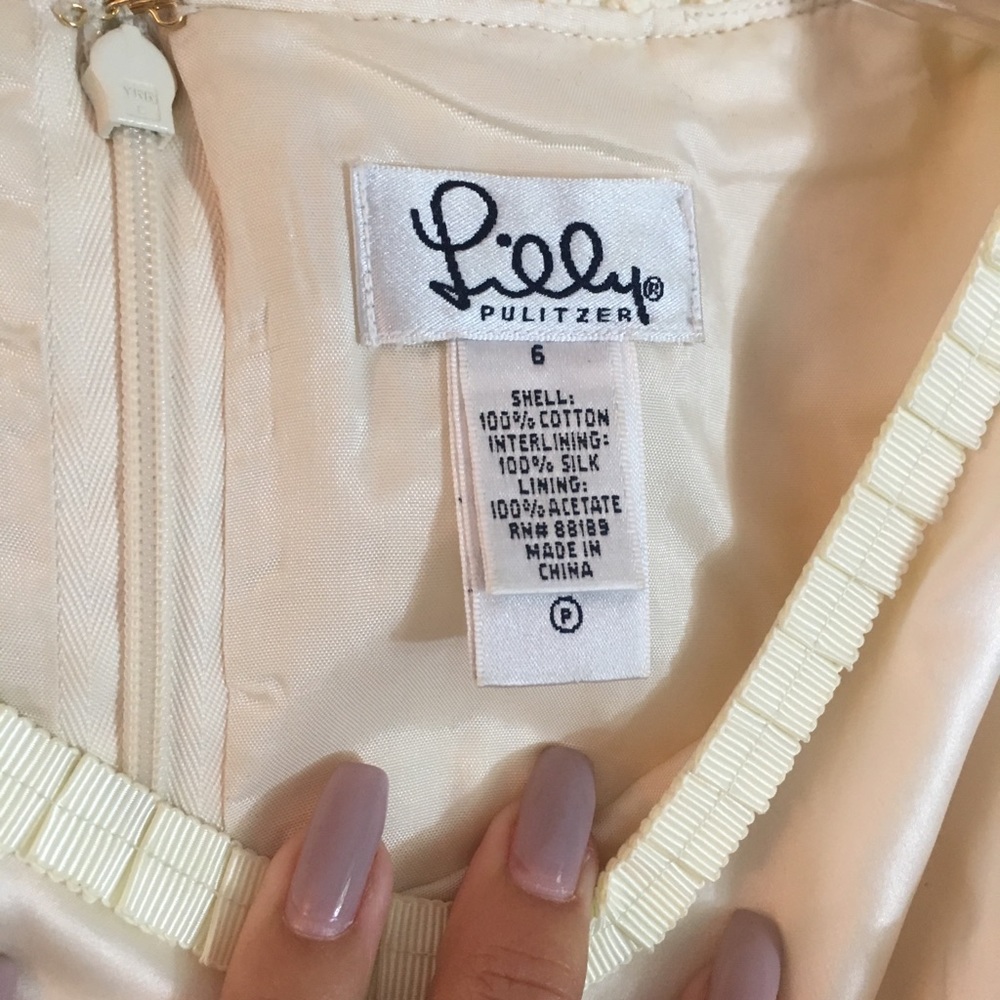 VINTAGE WHITE TAG LILLY PULITZER Shift dress