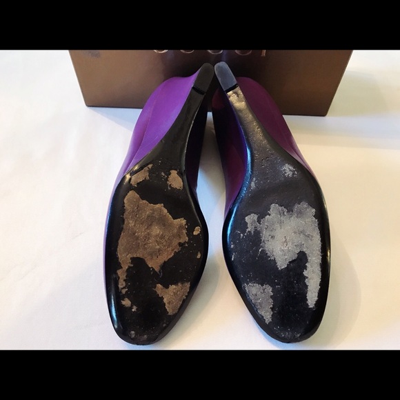 Gucci Wedges Purple Nappa Moorea 39.5 - Picture 3 of 5